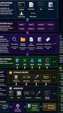 What exactly is the Linux Virtual File System? #linuxfilesystem #linux #kernel