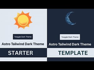 Dark Mode Tailwind CSS Astro | Starter Template Astro