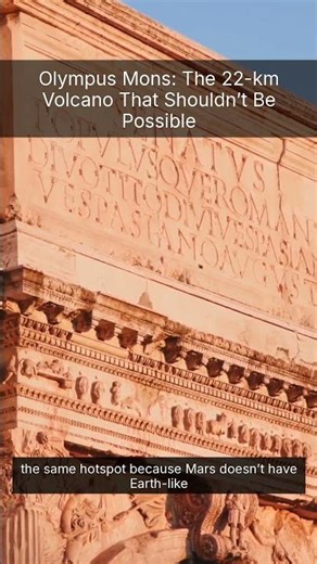 Olympus Mons: The 22-km Volcano That Shouldn’t Be Possible