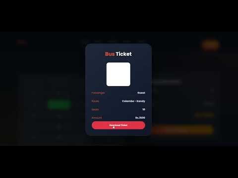 🚍 Building a Premium Bus Booking Website with HTML CSS & JavaScript | Modern UI Design