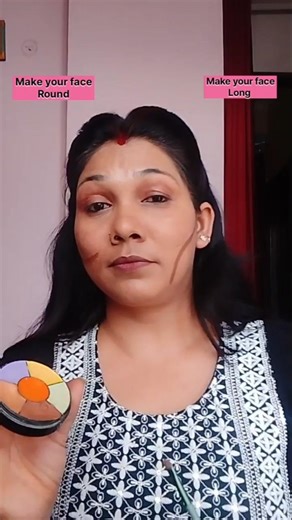 Stop contouring the same way for every face shape Here’s how to switch from Long to Round. #shorts