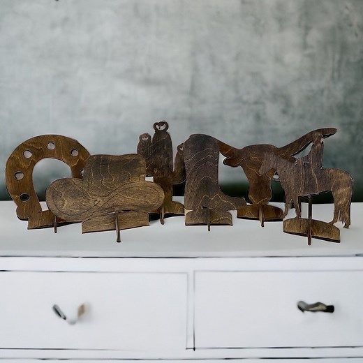 Western Table Toppers - Rustic Cowboy or Cowgirl Party Set - Etsy