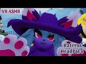 【 🎃VRCHAT🎃 】Relax With Katress Headpat's Special Treatment To Feel Ultimate Comfort【🎃ASMR🎃】