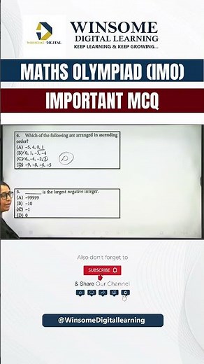 Can you solve this ? Maths olympiad MCQ