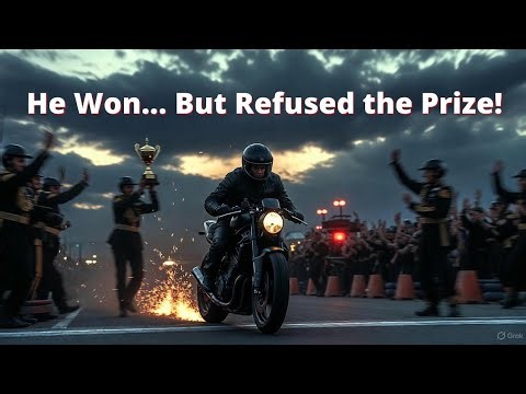 Он выиграл гонку… Но отказался от приза | Мотоциклист, который шокировал всех
