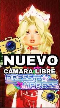 🚨 TUTORIAL: HOW TO USE THE FREE CAMERA 🚨 DRESS TO IMPRESS IN SPANISH #dresstoimpress #roblox #dti