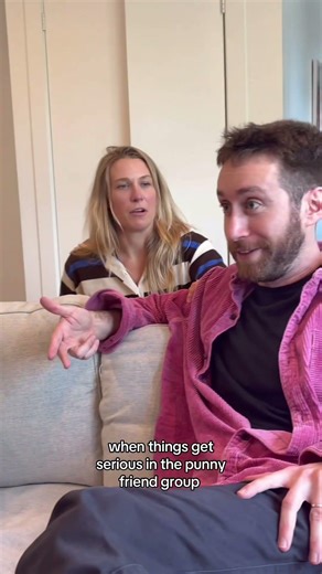 when things get serious in the punny friend group 😬