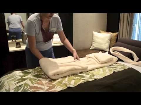 Robe Folding for Spa at Home DIY