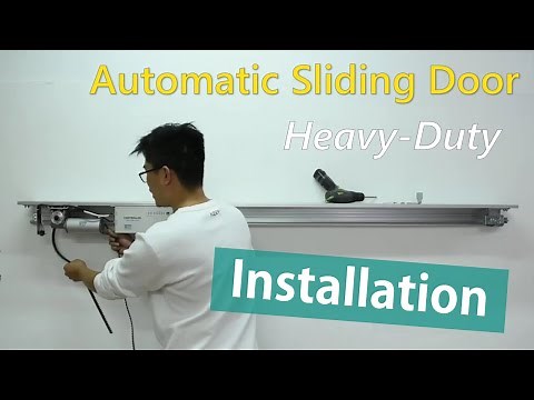 How to install the automatic sliding door opener - heavy duty? - OSENT Installation Guide