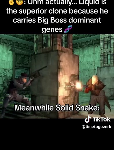 Metal Gear Solid Memes featuring Solid Snake and Liquid Snake