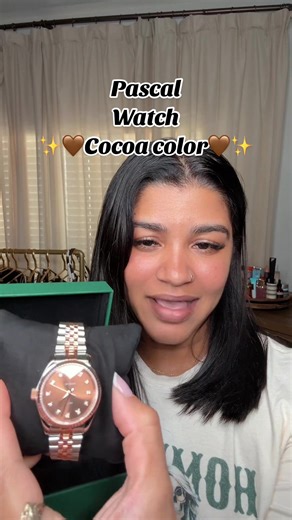 Pascal for women, a piece that combines elegance and style in every detail Perfect to accompany your daily looks 🤎✨🍂🫦🤌🏼 #pascalwatch #unboxing #luxurywatch #affordablefinds #watchtok