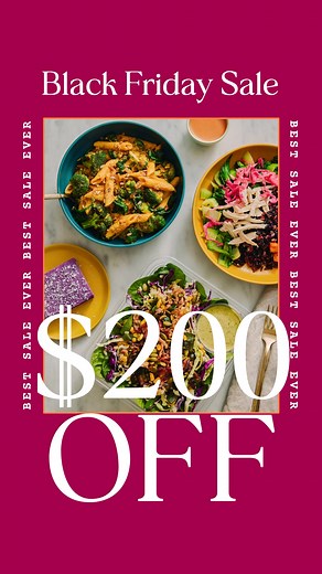 Jumpstart your New Year, skip the meal prep stress, and save $200 while you’re at it. There’s never been a better time to fuel yourself with wholesome, delicious meals made for your busy life. | Thistle