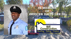 I&E Roofing and Construction is proud to give back to the community by donating a new roof in memory of fallen officer David Lee. We honor his service and sacrifice as we support a local family in need. Thank you, Officer Lee, for your dedication to protecting our community. | Wesley Davis