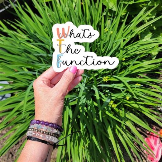 What's the Function – Sticker – Teacher, Special Education, Canadian Educator Vinyl Decal - Etsy