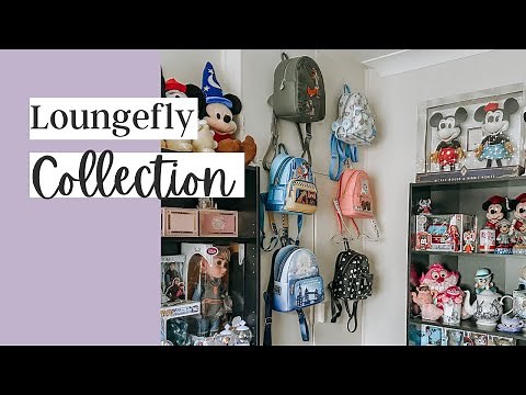 DISNEY LOUNGEFLY COLLECTION & how I display my Loungefly backpacks