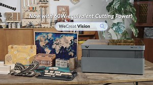 💥 BeamFocus Power, Ultra Precision. Vision Pro 45W takes laser crafting to the next level — faster, stronger, and more detailed than ever. Perfect for DIY creators and small business dreamers. 🔧✨ 1、BeamFocus Tech: Achieve 60W-like cutting power with BeamFocus, our innovative optical system that delivers unparalleled power density for thicker cuts, faster speeds, and finer details. 2、Go Bigger, Go Bolder.: Maximize productivity with class-leading 19.7" x 12.6" work area on a 22.83" x 15.75" las
