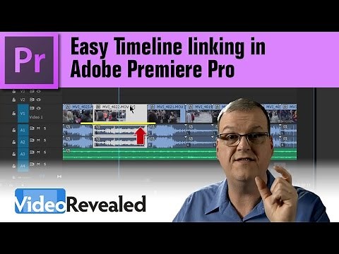 Easy Timeline linking in Adobe Premiere Pro
