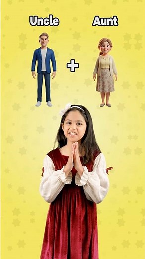 Learn Family Words in English | Parents, Siblings, Niblings & More | Vidya Connection #shorts