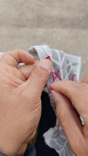 Tips on how to connect the needle and thread like this if the thread ends are too short when sew