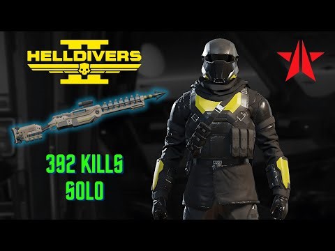 Helldivers 2: Bots Solo Max Difficulty - Speargun & Jetpack Gameplay / Full Clear / No Deaths