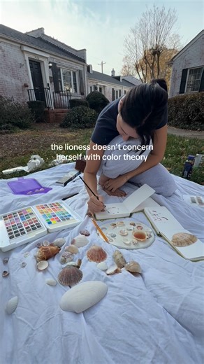 angela | cataloging my seashells in watercolor 🐚 what should I do with these? | Instagram