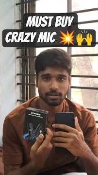 🎤💥wireless mic under 1000 review💥🤯best budget mic for content creators #viral #trending #gadgets