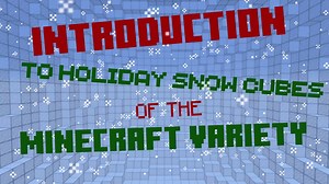 287K views · 3.3K reactions | Behold the Minecraft Holiday Snow Cube: perfect for decoration, even better for encasing your enemies in a glitter-filled wasteland. | Minecraft | Facebook