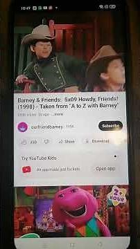 Turkey In The Straw Barney & Friends Howdy Friends Episode 9