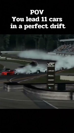 POV: Leading 11 Cars in a Perfect Drift 😈💀 // #drift #cardrift #caredits