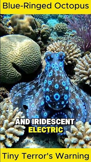 Blue Ringed Octopus | The Tiny Terror's Warning | #animals #octopus