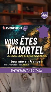 🌟 Arnaud Riou en tournée avec ABC TALK TV à travers toute la France dès le 9 janvier 2025 ! 🌟 Plongez dans une soirée exceptionnelle, portée par la puissance des tambours et les enseignements inspirants d’Arnaud Riou. Lors de ces rencontres uniques, il répondra à vos questions existentielles : 🔹 Quelles sont les étapes de notre voyage après le dernier souffle ? 🔹 Comment communiquer avec nos proches disparus ? 🔹 Comment l’âme se réincarne-t-elle ? 🔹 Que dit la science ? 🔹 Comment pacifier