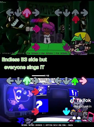 Endless B3 Side Singalong | Friday Night Funkin' Mods Showcase