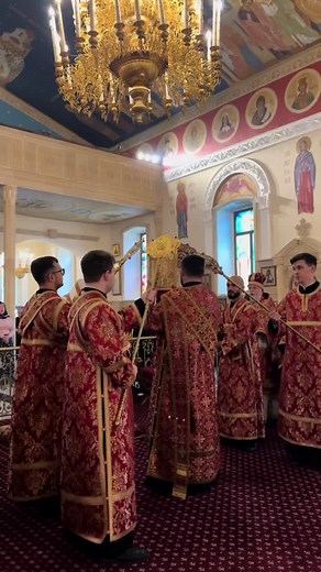 Bishop Alexy Celebrates Divine Liturgy in Baku