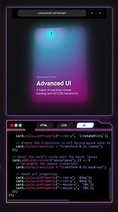 Your cards are flat. Let's make them 3D. #coding #3danimation