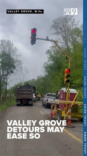 Dixons Run Road to reopen in two weeks, bringing relief to Valley Grove drivers