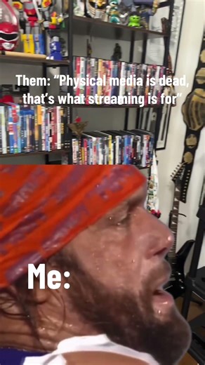 “Physical media is dead, that’s what streaming is for” #physicalmedia #dvdcollection #wwe #movies