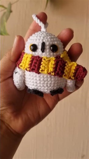 hedwig crochet amigurumi #crochet #amigurumi #amigurumisnerak #harrypotter #hedwig #shorts