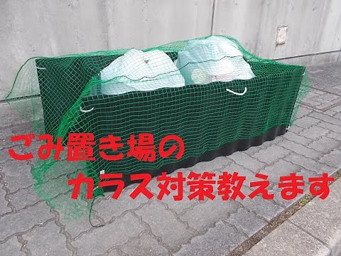 ごみ置き場のカラス対策教えます