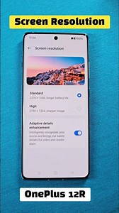 CHANGE Screen Resolution OnePlus 12R