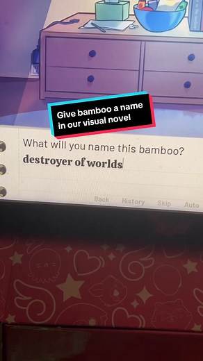 The joys of programming at 4am #renpy #VNdev #RedZeroVN #RedZeroDev #visualnoveldev #visualnovel #gamedev #bamboo #visualnovel