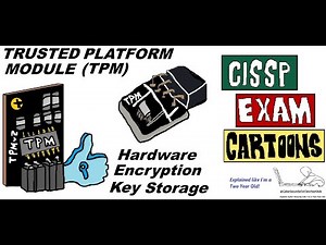 CISSP Cyber Security: (TPM) Trusted Platform Module (Encryption) #encryptionstorage #encryption