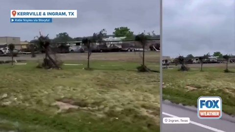 Flood damage in Kerrville, Ingram after deadly Texas floods