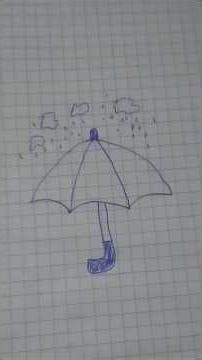 How to draw an umbrella easily #shorts #drawing #art #artforbeginners #sketch #quickdrawing