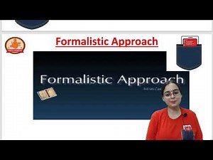 Formalistic Approach | English Literary Theory | Preeti Mandyal | M.Phill.| P.H.D. | NTA 2025