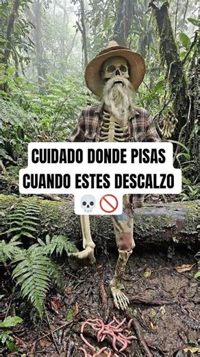¿Tienes GUSANOS en los pies? 👣🐛 #curiosidades #miedo #datoscuriosos #shorts