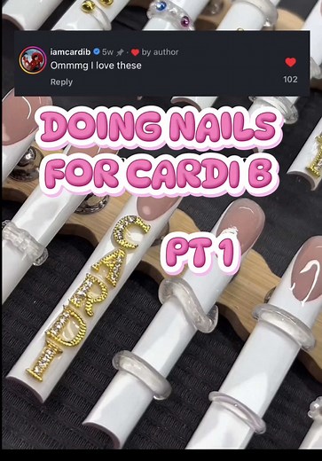 Creating Signature Bangle Nails for Cardi