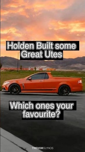 Holden made 21 different Utes from 1951 until 2017. Here’s a quick look at the history.#aussiecars
