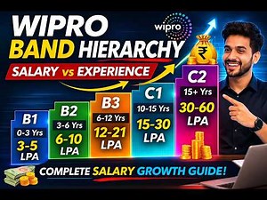 Wipro Band Hierarchy and Salary Growth | From Fresher to Director | Wipro Band B1 B2 B3 C1 C2 D1