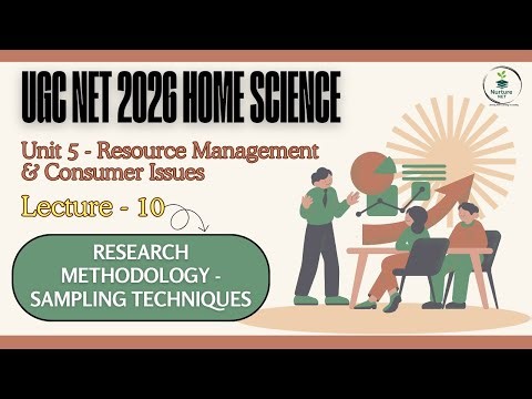 UGC-NET Home Sci| Unit-5 Resource Management |Lecture-10 Research Methodology - Sampling Techniques
