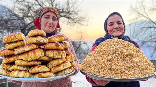 Traditional mountain baking from Azerbaijan